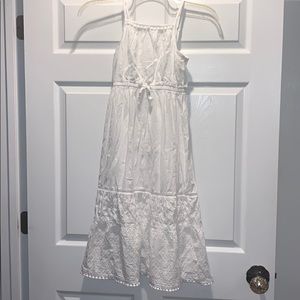 Target Cat & Jack White Eyelet Maxi Dress